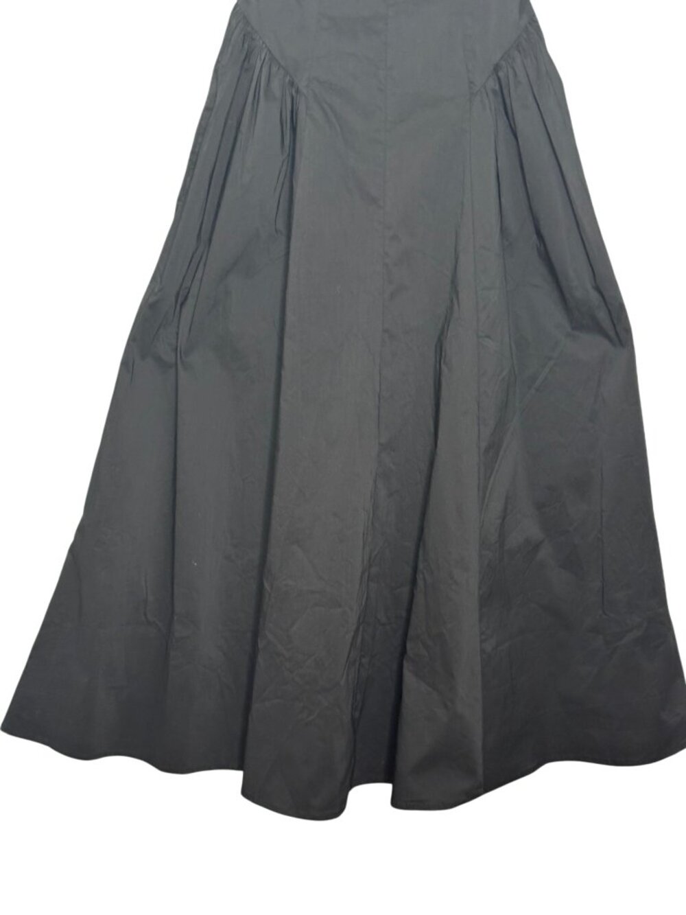 NIA Daisy Fit & Flare Black Midi Dress. Sz: XS - Picture 7 of 13
